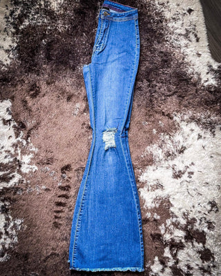 Shannon Flare Jeans - Indigo – Apparel from Bronco Western Supply Co.