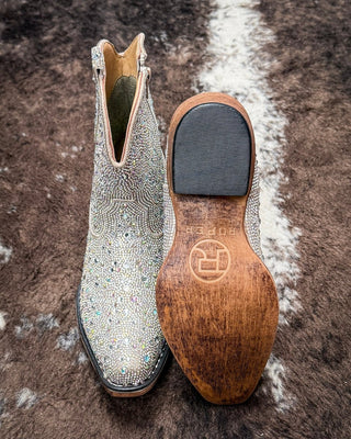 Shay Jewells Bootie in Silver by Roper – Women's Shoes from Bronco Western Supply Co.