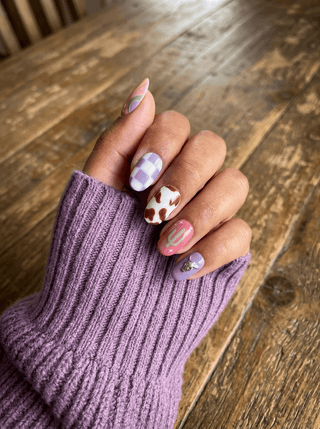Short Oval Western Press-On Nails – Press-on Nails from Bronco Western Supply Co.