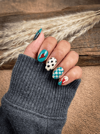 Short Oval Western Press-On Nails – Press-on Nails from Bronco Western Supply Co.