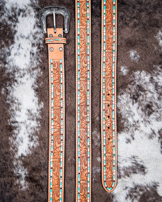 Sierra Mesa Leather Belt – Accessories from Bronco Western Supply Co.