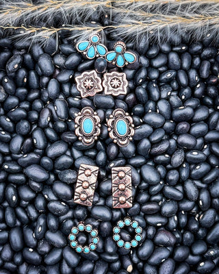 Sierra Mixed Stud Earring Set in Copper – Jewelry from Bronco Western Supply Co.