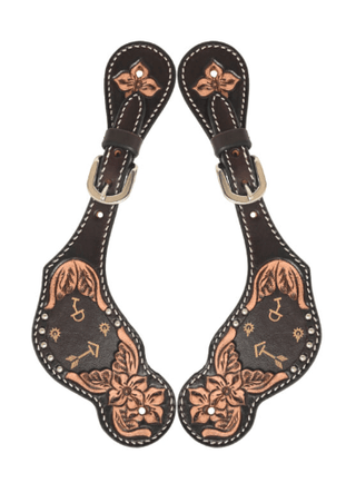 Signature Western Ladies Spur Straps – Spur Straps from Bronco Western Supply Co.