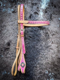 Silver Royal Azalea Browband Headstall - Headstalls & Accessories - Tough 1 - Bronco Western Supply Co.