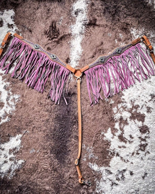 Silver Royal Sweet Pea Breast Collar - Breast Collars - Tough 1 - Bronco Western Supply Co.