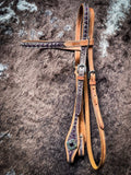 Silver Royal Sweet Pea Browband Headstall - Headstalls & Accessories - Tough 1 - Bronco Western Supply Co.