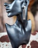 Silver Spur Fashion Bar Earrings - Jewelry - Blue Tortoise - Bronco Western Supply Co.