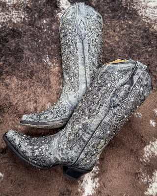 Silver Squall Corral Boot – Women's Boots from Bronco Western Supply Co.