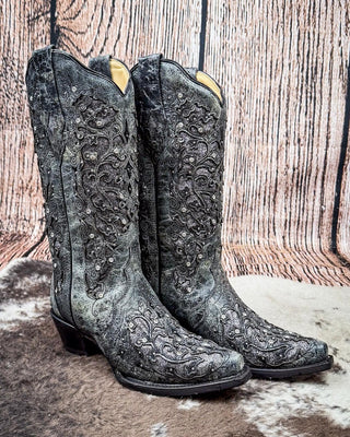 Silver Squall Corral Boot – Women's Boots from Bronco Western Supply Co.