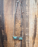Skyline Bloom Fashion Bar Necklace Set - Jewelry - Blue Tortoise - Bronco Western Supply Co.