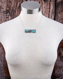 Skyline Bloom Fashion Bar Necklace Set - Jewelry - Blue Tortoise - Bronco Western Supply Co.