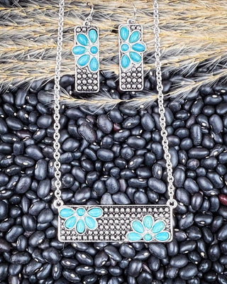 Skyline Bloom Fashion Bar Necklace Set – Jewelry from Bronco Western Supply Co.