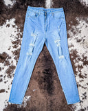 Skyline High Waisted Skinny Jeans - Apparel - Denim Zone USA - Bronco Western Supply Co.