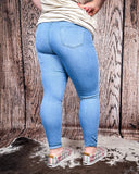 Skyline High Waisted Skinny Jeans - Apparel - Denim Zone USA - Bronco Western Supply Co.