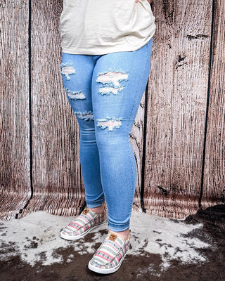 Skyline High Waisted Skinny Jeans – Apparel from Bronco Western Supply Co.