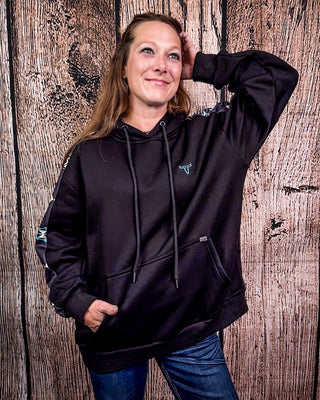 Smoke Signal Aztec Hoodie – Apparel from Bronco Western Supply Co.