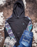 Smoke Signal Aztec Hoodie - Apparel - Lucky & Blessed - Bronco Western Supply Co.