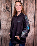 Smoke Signal Aztec Hoodie - Apparel - Lucky & Blessed - Bronco Western Supply Co.