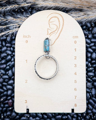 Solace Loop Textured Hoop Earrings – Jewelry from Bronco Western Supply Co.
