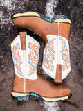Solara Bloom Safety Toe Corral Boot - Women's Boots - Corral Boots - Bronco Western Supply Co.