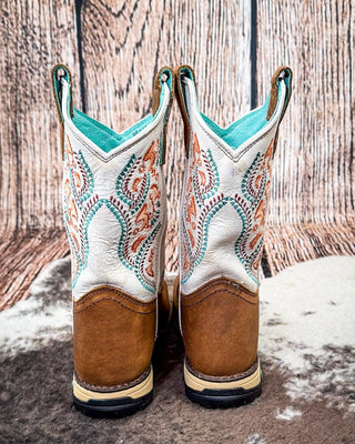 Solara Bloom Safety Toe Corral Boot – Women's Boots from Bronco Western Supply Co.