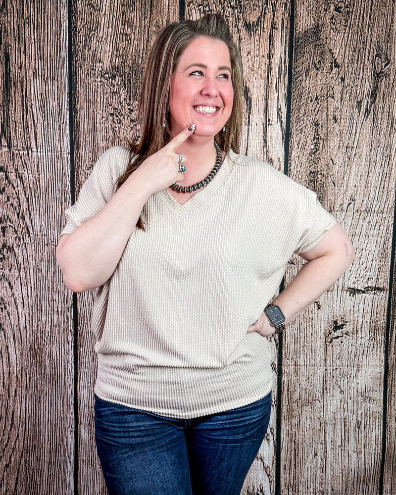 Sonora Flow Ribbed Batwing Top in Ash Mocha – Apparel from Bronco Western Supply Co.
