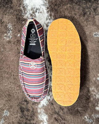 Sophie Twisted X Hooey Slip - On - Mauve Serape – Women's Shoes from Bronco Western Supply Co.