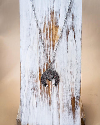 Squash Blossom Chain Necklace - Engraved – Jewelry from Bronco Western Supply Co.