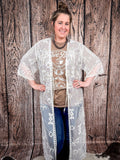 Stampede Embroidered Mesh Lace Duster - Apparel - Lucky & Blessed - Bronco Western Supply Co.