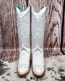 Starlita in White Crystal Corral Boot - Women's Boots - Corral Boots - Bronco Western Supply Co.