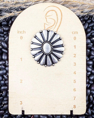 Steel Petal Fashion Stud Earring – Jewelry from Bronco Western Supply Co.