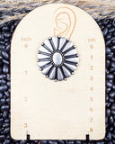 Steel Petal Fashion Stud Earring - Jewelry - Blue Tortoise - Bronco Western Supply Co.