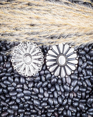 Steel Petal Fashion Stud Earring – Jewelry from Bronco Western Supply Co.