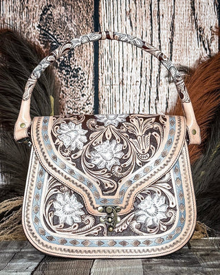 Stella Tooled Leather Shoulder and Crossbody Bag by Countryside Co. – Purses & Wallets from Bronco Western Supply Co.