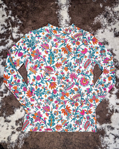 Sterling Kreek - Buy Myself Flowers Mesh Top - Apparel - Sterling Kreek - Bronco Western Supply Co.