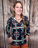 Sterling Kreek - Cabin Fever Fitted Quarter Zip Pullover - Apparel - Sterling Kreek - Bronco Western Supply Co.