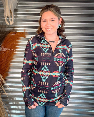 Sterling Kreek - Cabin Fever Fitted Quarter Zip Pullover - Apparel - Sterling Kreek - Bronco Western Supply Co.