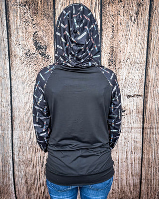 Sterling Kreek - Cinched Up T-Shirt Hoodie – Apparel from Bronco Western Supply Co.