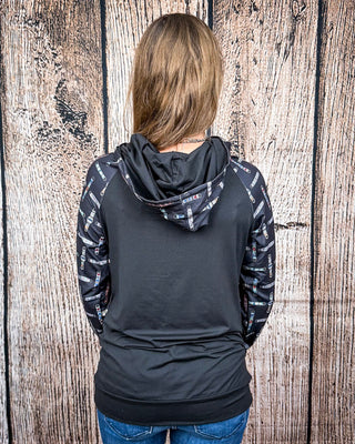 Sterling Kreek - Cinched Up T-Shirt Hoodie – Apparel from Bronco Western Supply Co.