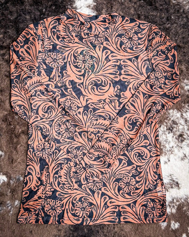 Sterling Kreek - Country Road Leather Mesh Top - Apparel - Sterling Kreek - Bronco Western Supply Co.