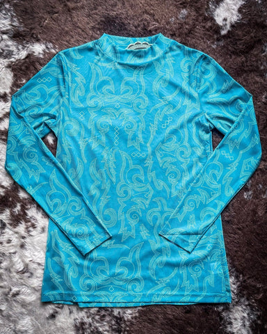 Sterling Kreek - Cowgirl Thing Mesh Top - Shirts & Tops - Sterling Kreek - Bronco Western Supply Co.