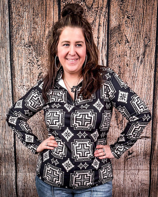 Sterling Kreek - Down In The Hills Fitted Pullover – Apparel from Bronco Western Supply Co.