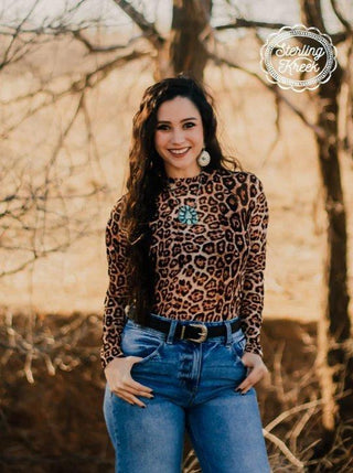 Sterling Kreek - Hear Me Roar Mesh Top – Apparel from Bronco Western Supply Co.