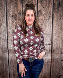 Sterling Kreek - High Plains Aztec Top - Shirts & Tops - Sterling Kreek - Bronco Western Supply Co.