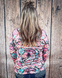 Sterling Kreek - Midnight Bloom Fitted Pullover - Shirts & Tops - Sterling Kreek - Bronco Western Supply Co.