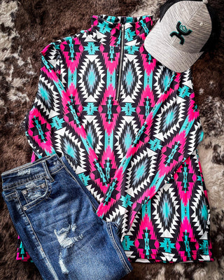 Sterling Kreek - Montezuma Quarter Zip Pullover - Apparel - Sterling Kreek - Bronco Western Supply Co.