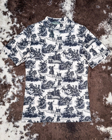 Sterling Kreek - Rodeo Road Short Sleeve Mesh Top - Apparel - Sterling Kreek - Bronco Western Supply Co.