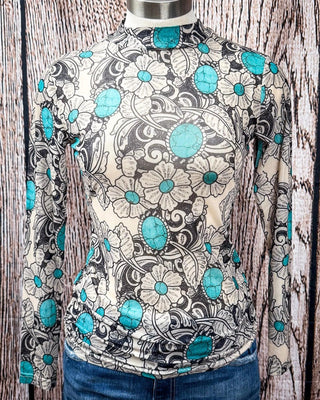 Sterling Kreek - Tattoos on This Town Mesh Top – Apparel from Bronco Western Supply Co.