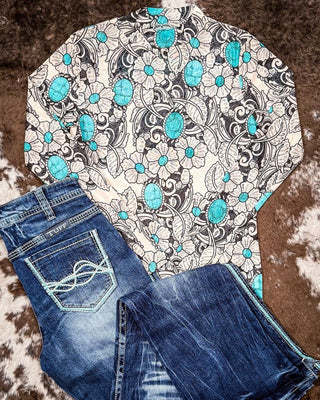 Sterling Kreek - Tattoos on This Town Mesh Top – Apparel from Bronco Western Supply Co.