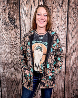 Sterling Kreek - Tattoos On This Town Soft Shell Jacket – Apparel from Bronco Western Supply Co.